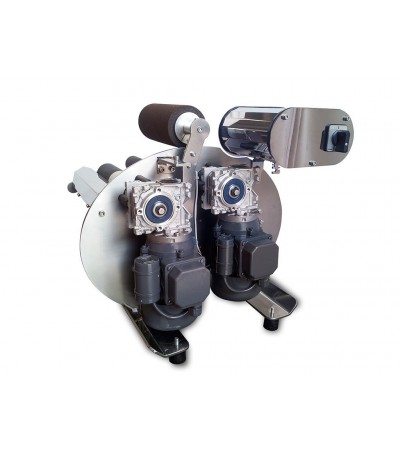 Etichettatrice manuale da banco per formati cilindrici