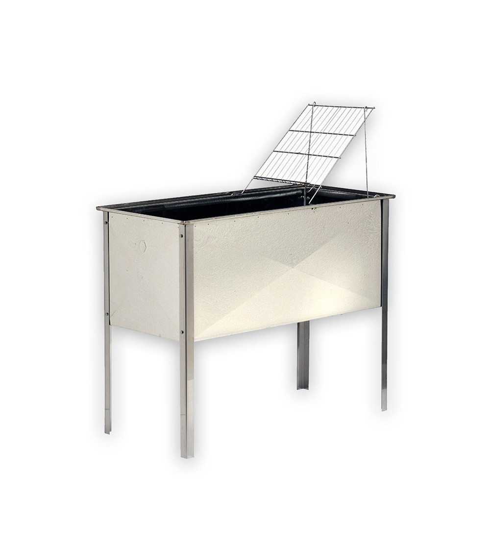 BANCO in acciaio inox per disopercolare 104x51x42