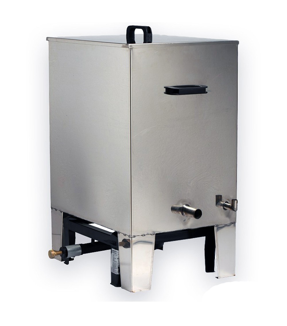 SCERATRICE inox a vapore per 16 favi da nido D.B.