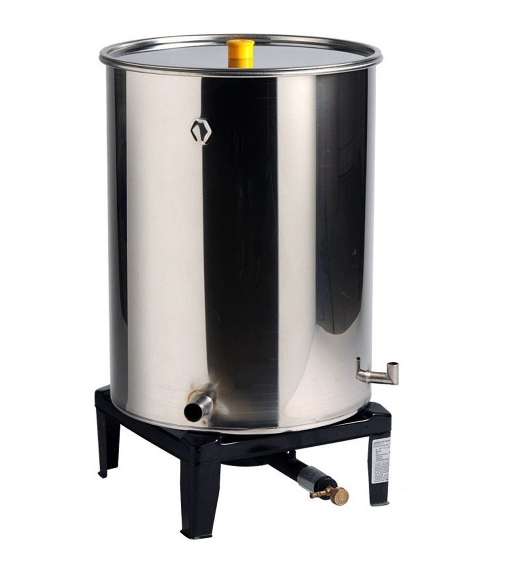 SCERATRICE inox a vapore per 10 favi da nido D.B.