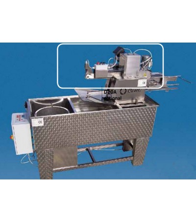 BANCO inox con centrifuga per opercoli da Lt 30 elettronica