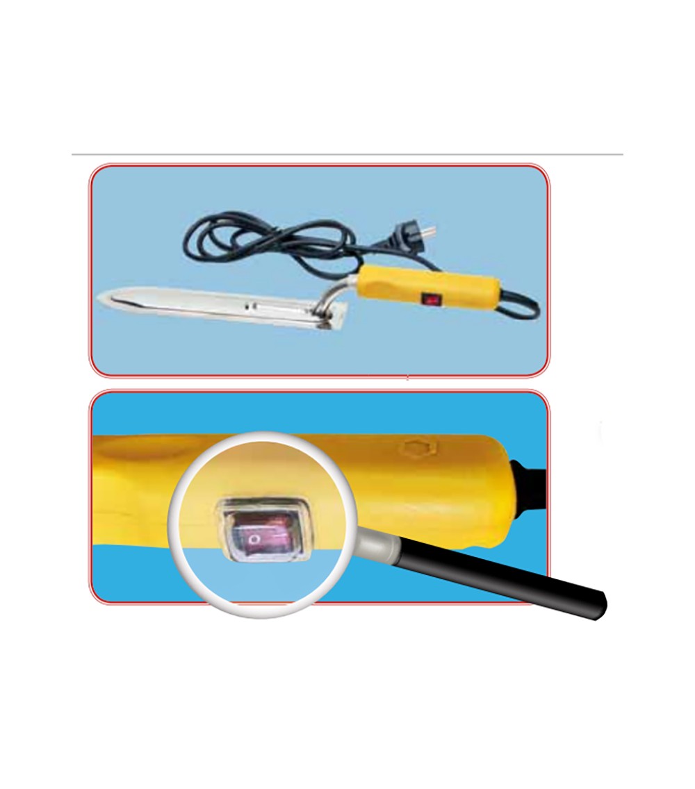 COLTELLO ELETTRICO cm 27 - 120 VOLT 180 W COLTELLO ELETTRICO cm 27 - 120 VOLT 180 W