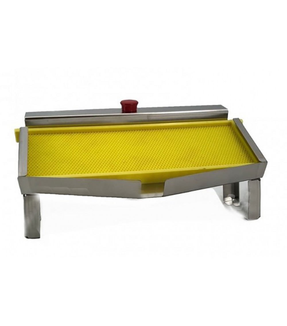 Espositore porta favo in acciaio inox con rientranza Espositore porta favo in acciaio inox con rientranza