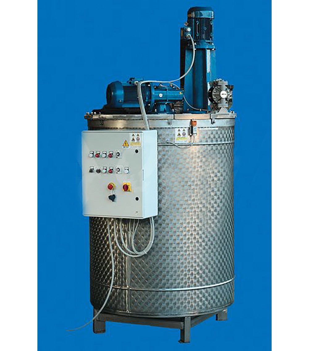MISCELATORE con turbo agitatore capienza Lt 1.700