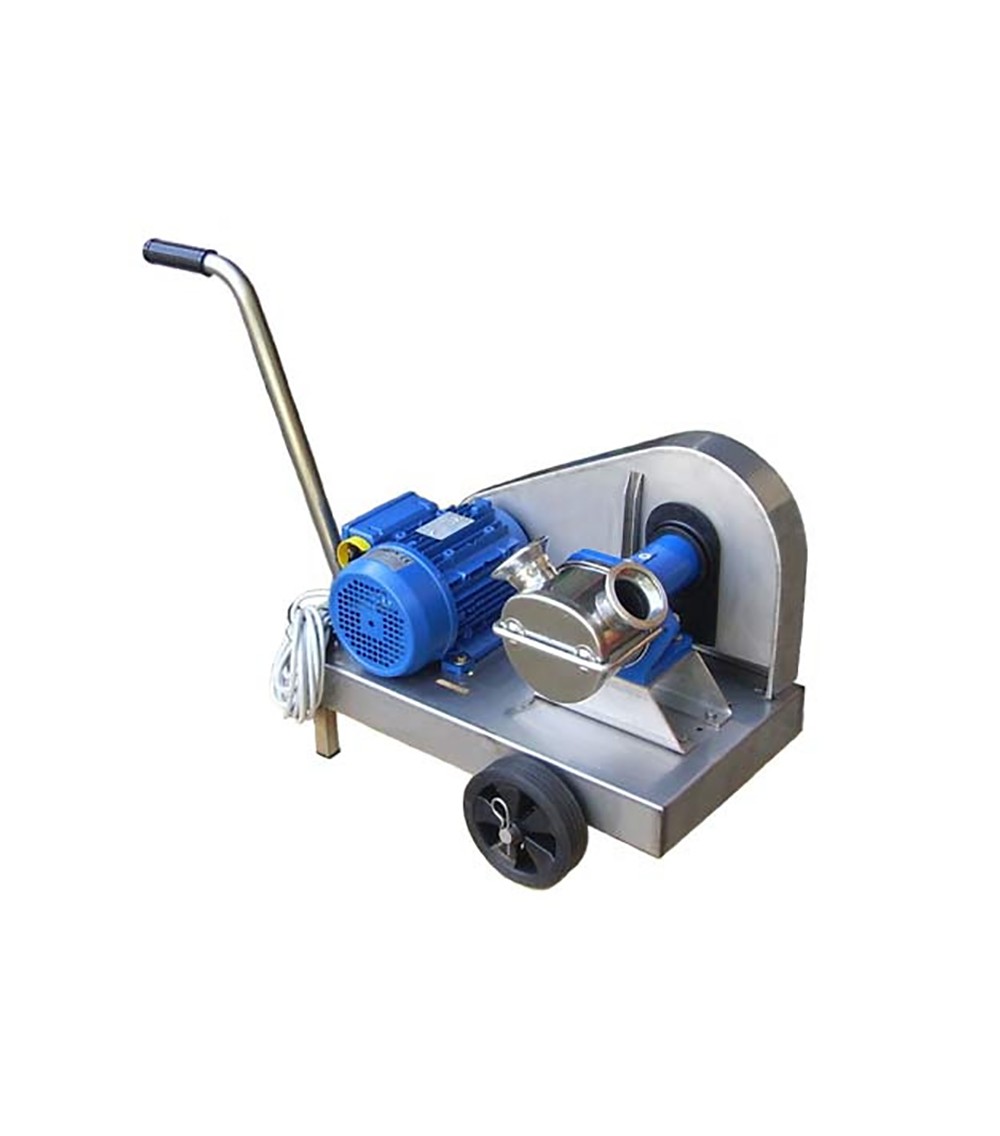 POMPA inox per miele monofase - 230 volt con attacco da 2