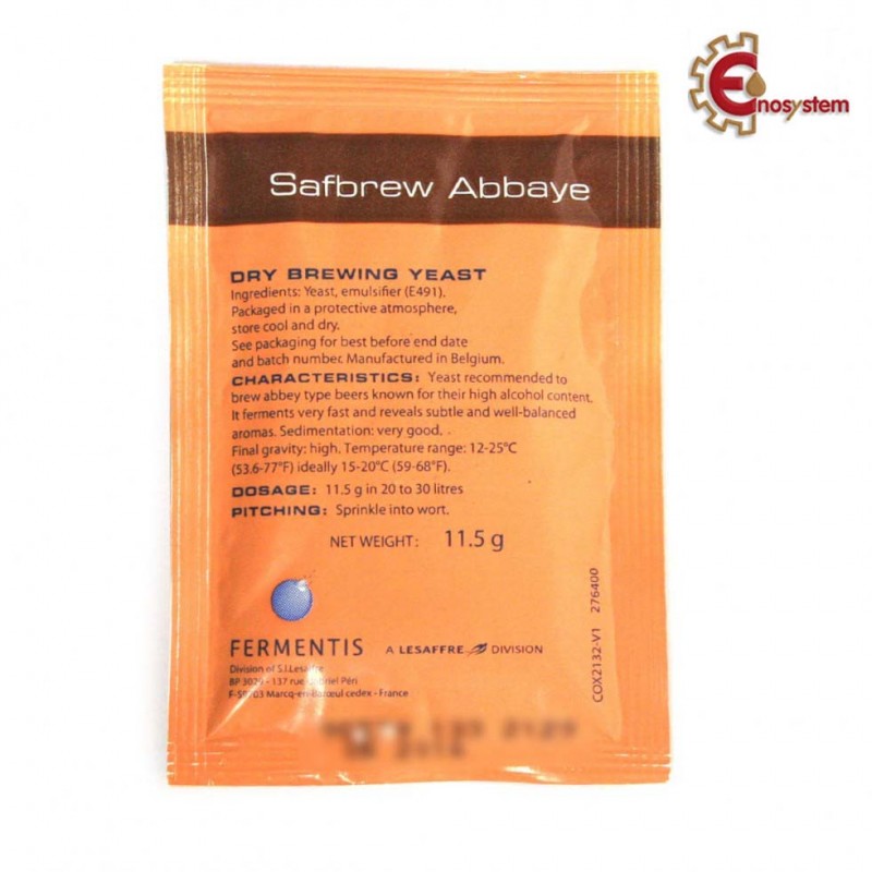 Lievito Fermentis SAFBREW ABBAYE gr 11 Lievito Fermentis SAFBREW ABBAYE gr 11