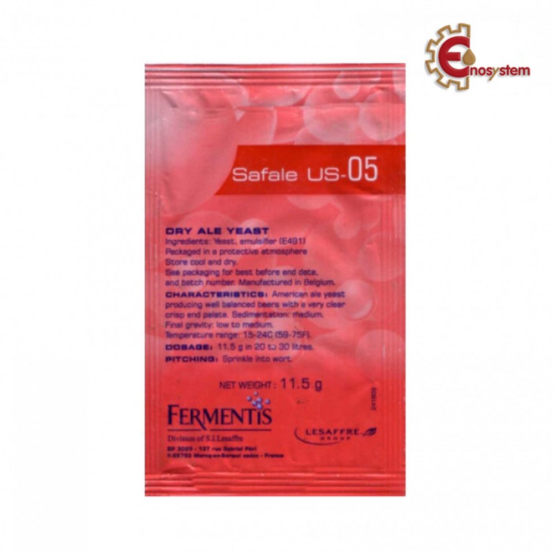 Lievito Fermentis SAFALE US-05-American Ale gr 11 Lievito Fermentis SAFALE US-05-American Ale gr 11