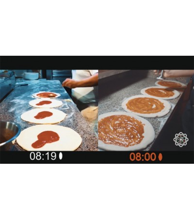 Erogatore di pomodoro per pizzerie