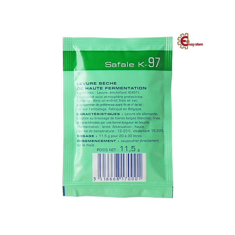 FERMENTIS SAFALE K-97 - German Ale gr 11 FERMENTIS SAFALE K-97 - German Ale gr 11