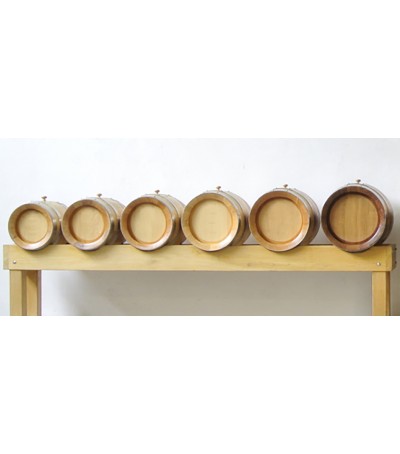 Botte in Noce LT. 15 cerchi in ferro