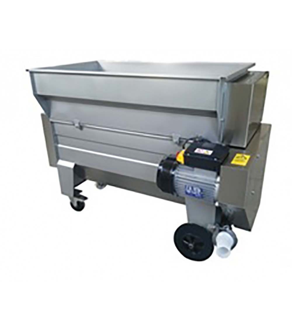 Pigiadiraspatrice INOX, semicentrifuga 1500-1800 Kg/h