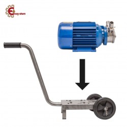Carrello inox per elettropompa