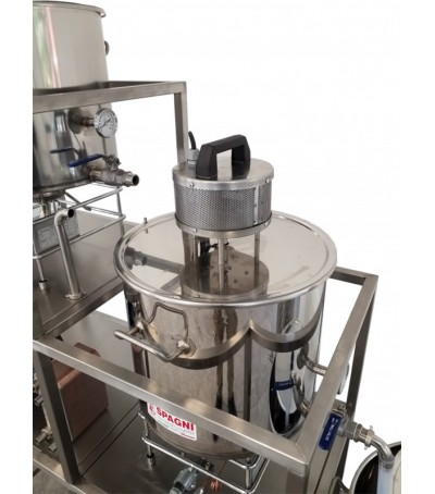 IMPIANTO BIRRA COMPLETO 3 fornelli 60 Lt