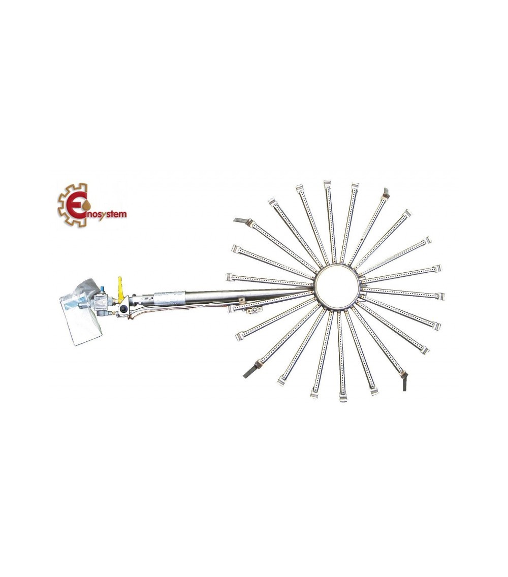 Fornellone Alta Potenza - 11 kW Ø 80 con Rubinetto + valvola sicurezza Fornellone Alta Potenza - 11 kW Ø 80 con Rubinetto + valvola sicurezza