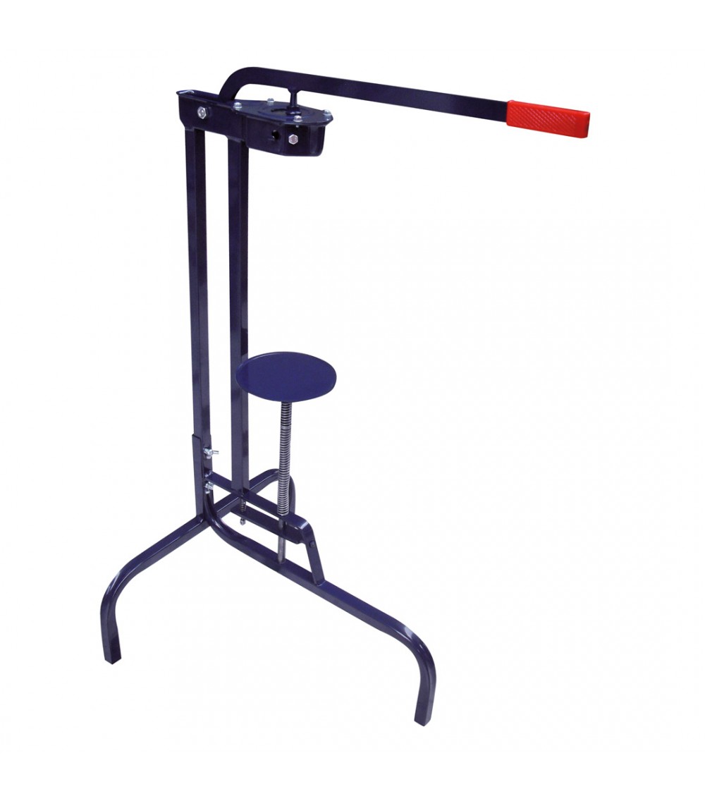 TAPPATRICE MANUALE A COLONNA per tappi raso sughero e sintetico ø max 31 mm TAPPATRICE MANUALE A COLONNA per tappi raso sughero e sintetico ø max 31 mm