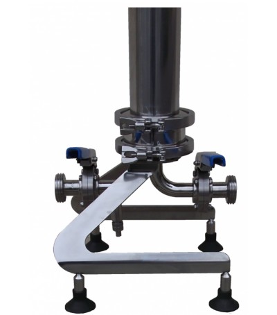 PORTAFILTRI a DUE campane housing H10” acciaio aisi 304 per MICROFILTRAZIONE per cartucce da 10”