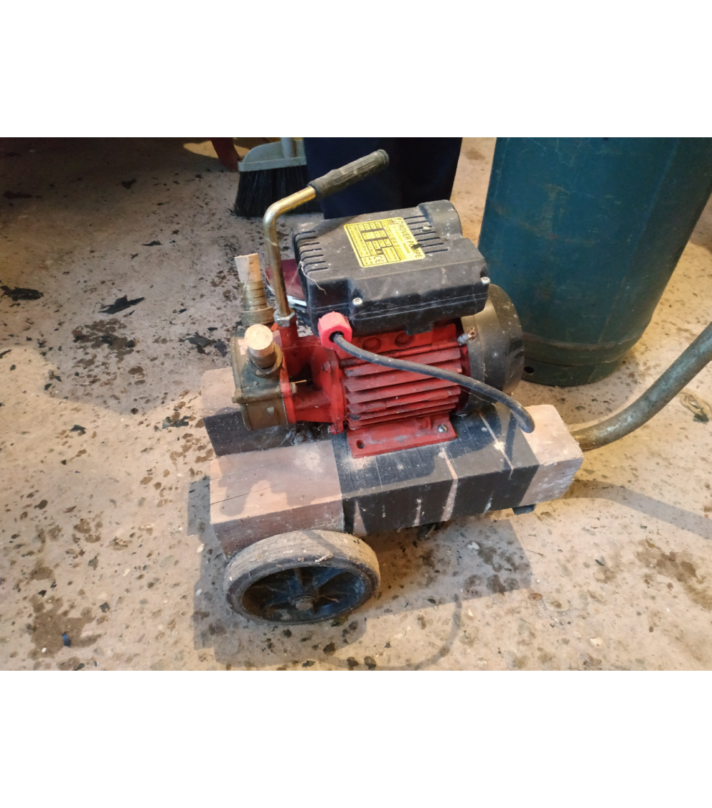 Elettropompa da travaso usata Rover BE-M 20 con carrello