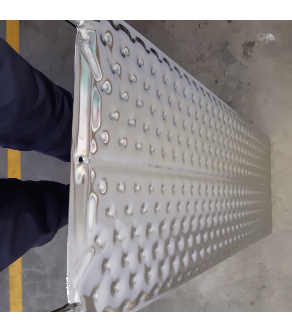 Piastra refrigerante inox 370 x 600 Piastra refrigerante inox 370 x 600