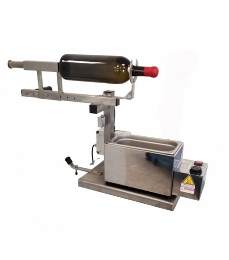 Applicatore ceralacca/gommalacca su colli di bottiglie