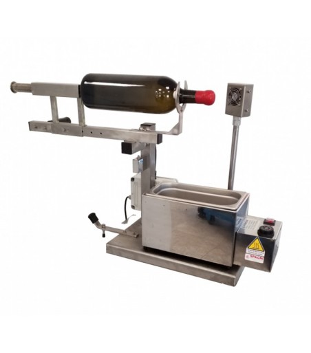 Macchina per ceralacca e gommalacca su bottiglie | Diam 130 mm – Fornello 15 L