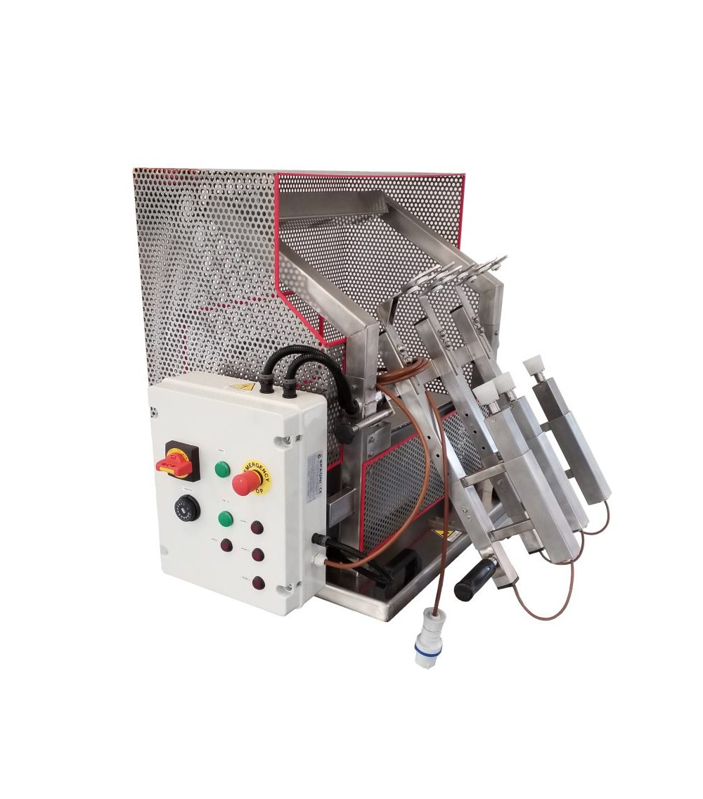 Macchina sigillatrice ceralacca/gommalacca Automatica 3 posti CON CARRELLO Macchina sigillatrice ceralacca/gommalacca Automatica 3 posti CON CARRELLO