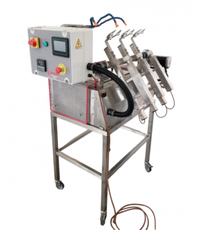 Macchina sigillatrice ceralacca/gommalacca Automatica 3 posti CON CARRELLO