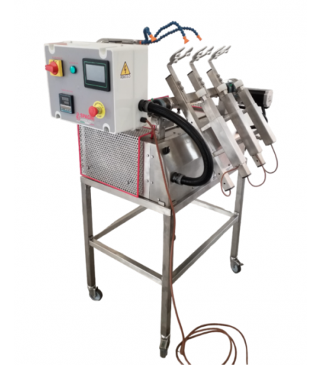 Macchina sigillatrice ceralacca/gommalacca Automatica 3 posti CON CARRELLO