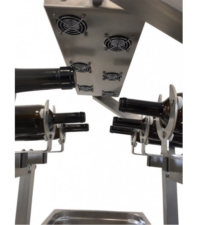 Macchina sigillatrice ceralacca/gommalacca semiautomatica 6 posti Con VENTOLA per raffreddamento Regolabile