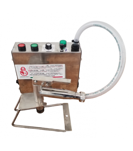 Riempitrice Semiautomatica per Liquidi e Bag in Box a Volume Prestabilito