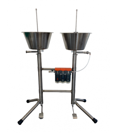 Soffiatrice / Sciacquatrice con Filtri per Bottiglie