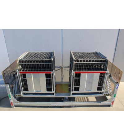 Macchina ruotante per remuage automatico – 60.000 bottiglie/anno, acciaio zincato, PLC touch screen