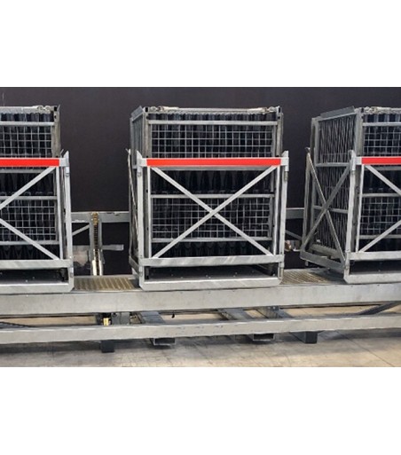 Macchina ruotante per remuage automatico 90.000 bottiglie annue