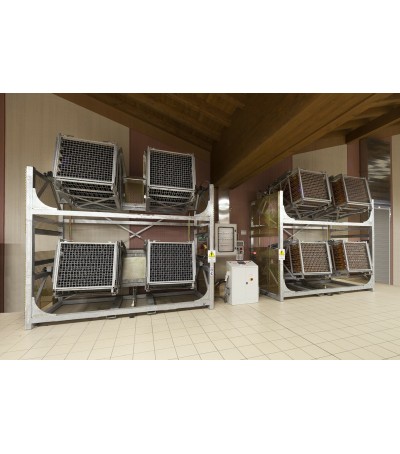 Macchina ruotante per remuage automatico 120.000 bottiglie annue