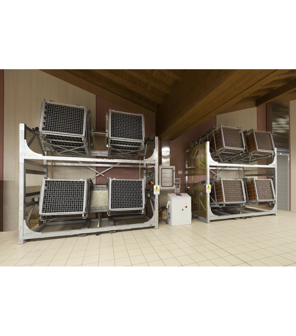 Macchina ruotante per remuage automatico 120.000 bottiglie annue Macchina ruotante per remuage automatico 120.000 bottiglie annue