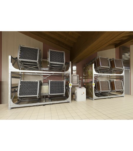 Macchina ruotante per remuage automatico 120.000 bottiglie annue