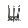 PORTAFILTRO housing tripla campana A TRE CARTUCCE acciaio inox aisi 304 da 30"