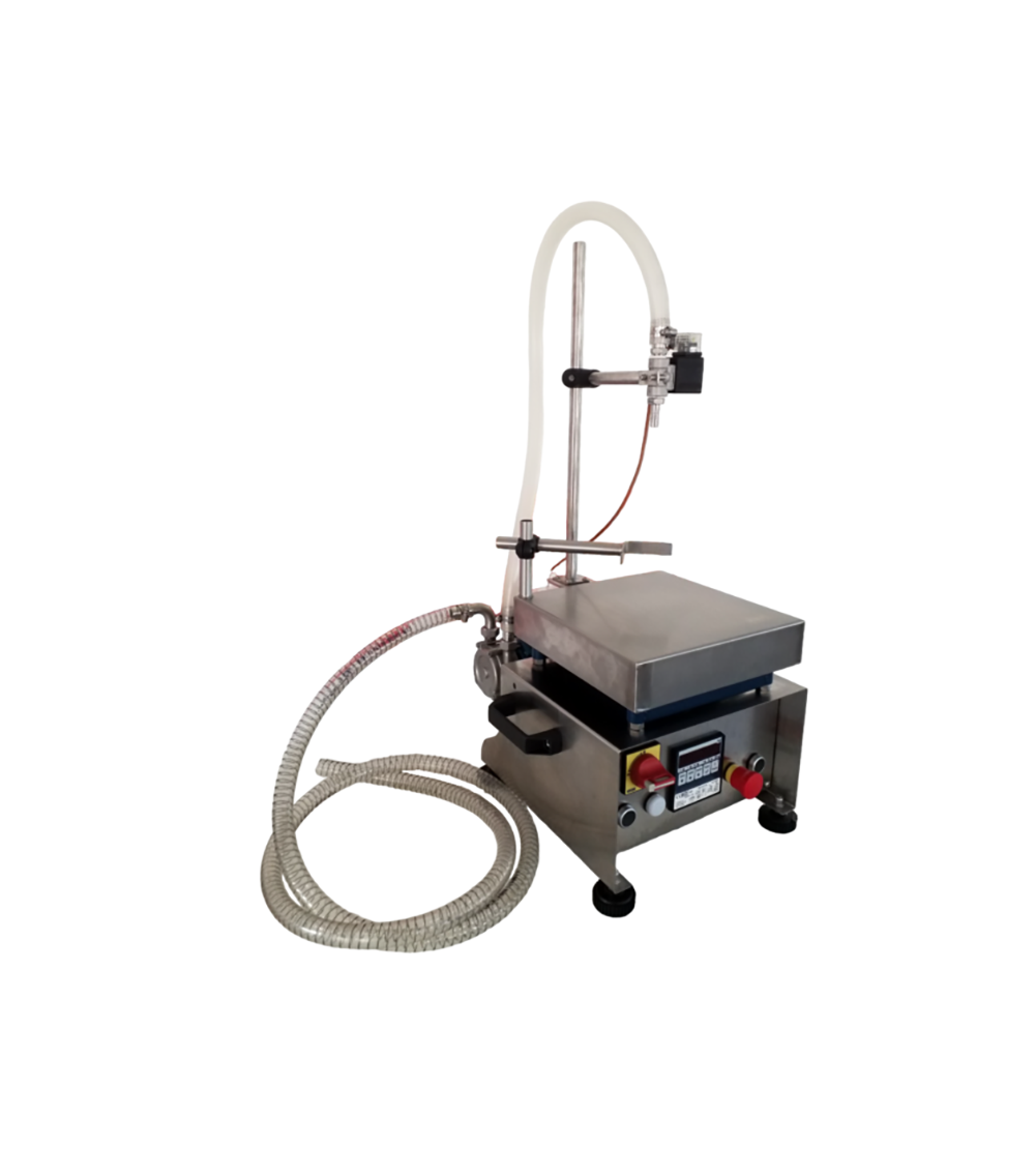 Riempitrice a Peso per Olio con Pannello Digitale