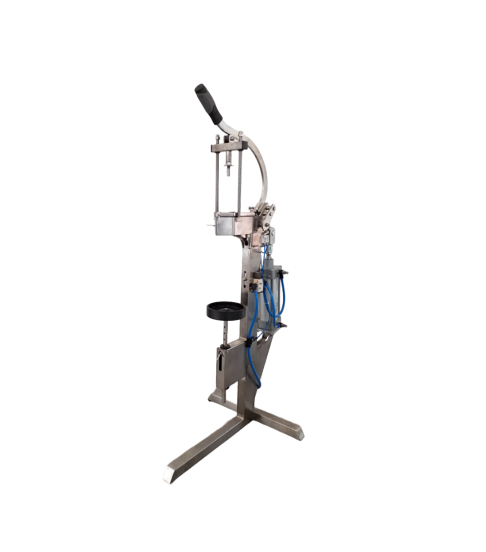 Tappatrice SUGHERO RASO & FUNGO semiautomatica comandata pneumaticamente. Tappatrice SUGHERO RASO & FUNGO semiautomatica comandata pneumaticamente.