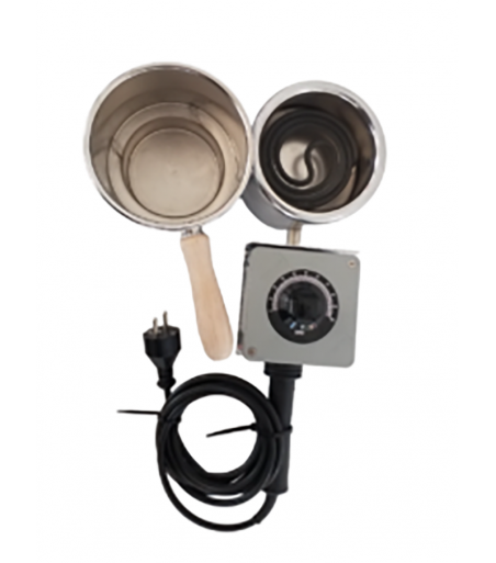 Dosatore per cera e gommalacca ad immersione con regolatore di temperatura 500w 30-100°C