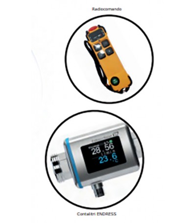 Pistola di dosaggio programmabile e conteggio liquidi  0-24000 lt/h