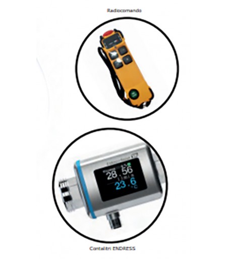 Pistola di dosaggio programmabile e conteggio liquidi  0-24000 lt/h