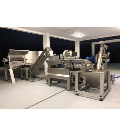 Impianto Oleario 3 Gramole 2.000 Kg / ora - Conto terzi e lavorazioni in continuo o discontinuo
