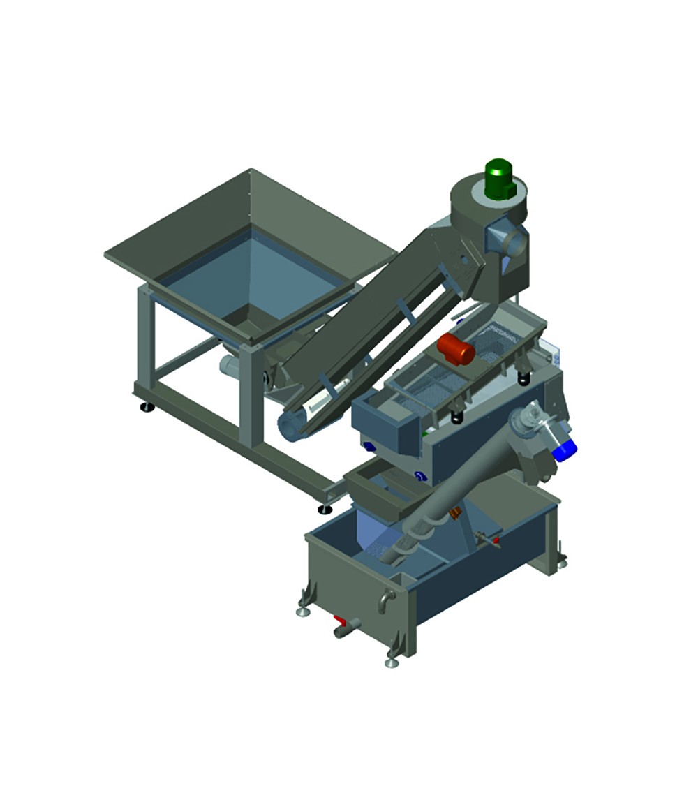 Elevatore a nastro con aspiratore, rulliera e vibratore, lavatrice ,lavatrice con nastro Elevatore a nastro con aspiratore, rulliera e vibratore, lavatrice ,lavatrice con nastro