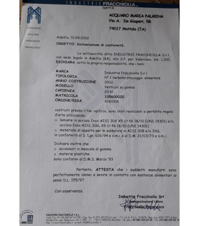 attrezzature enologiche usate acquisto e vendita on line