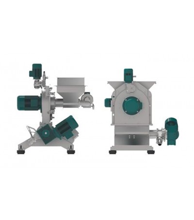 FRANGITORE 350 kg / ora 31 kW con pulitore, senza quadro - trifase