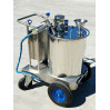 Carrello di distribuzione latte per vitelli con PASTORIZZATORE 100 litri
