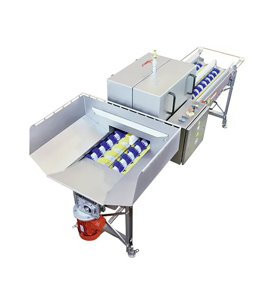 Spazzolatrice per lavare frutta 2000 kg/h Spazzolatrice per lavare frutta 2000 kg/h