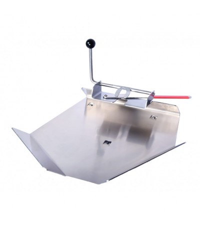 Macchina dosatrice riempitrice a peso per bag box con alza/abbassa ugello elettrico