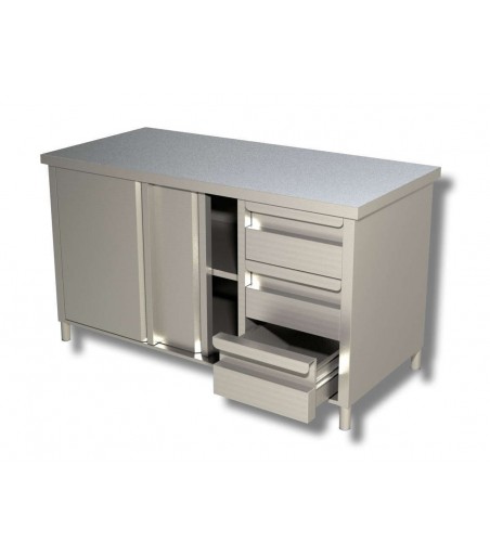 Arredi acciaio inox per produzioni alimentari