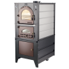 Forno a legna a fuoco indiretto camera di cottura CM 51x61